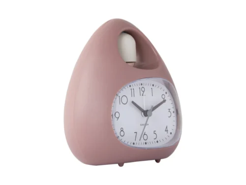 Wekker Stullena Roze van Karlsson, Blob Bell design met ronde wijzerplaat en speelse vorm