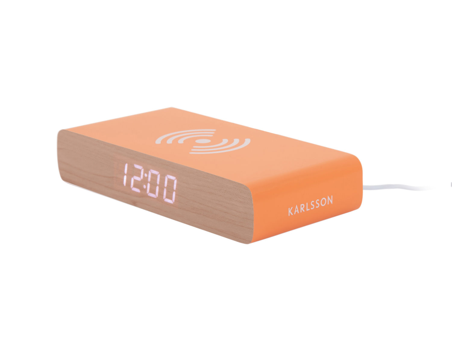 Wekker Tieli Helder Oranje - Afbeelding 2