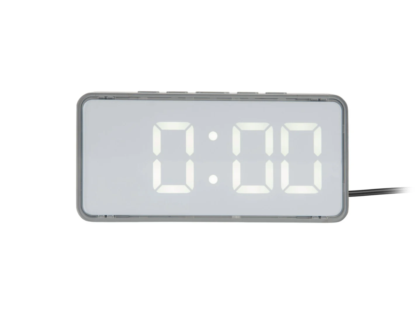 Wekker Delft Wit digitale wekker met helder display en strak wit design