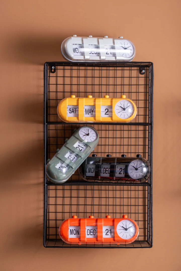 Klok Wekker Peelvia zilver chroom - Afbeelding 4