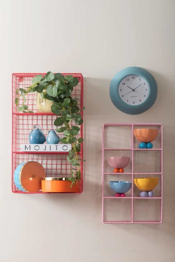 Wandklok Reesand Lichtblauw - Afbeelding 5