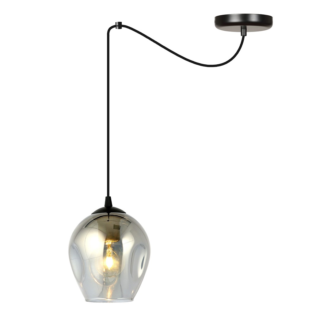Hanglamp Veindak Zwart Ø14 cm