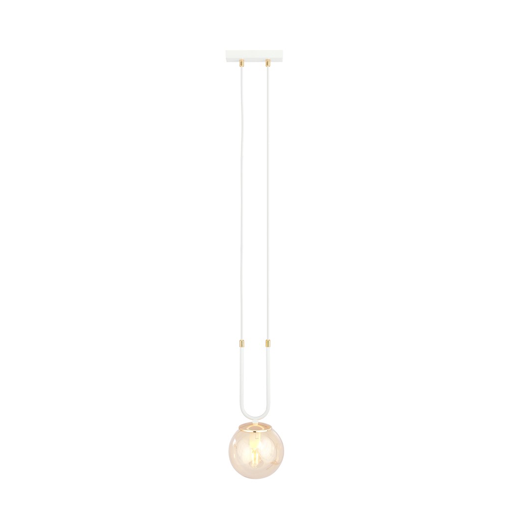 Hanglamp Gauldak Wit Ø14 cm