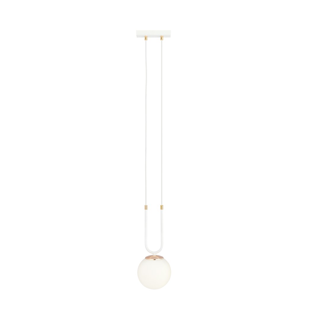 Hanglamp Leeltira Wit Ø15 cm
