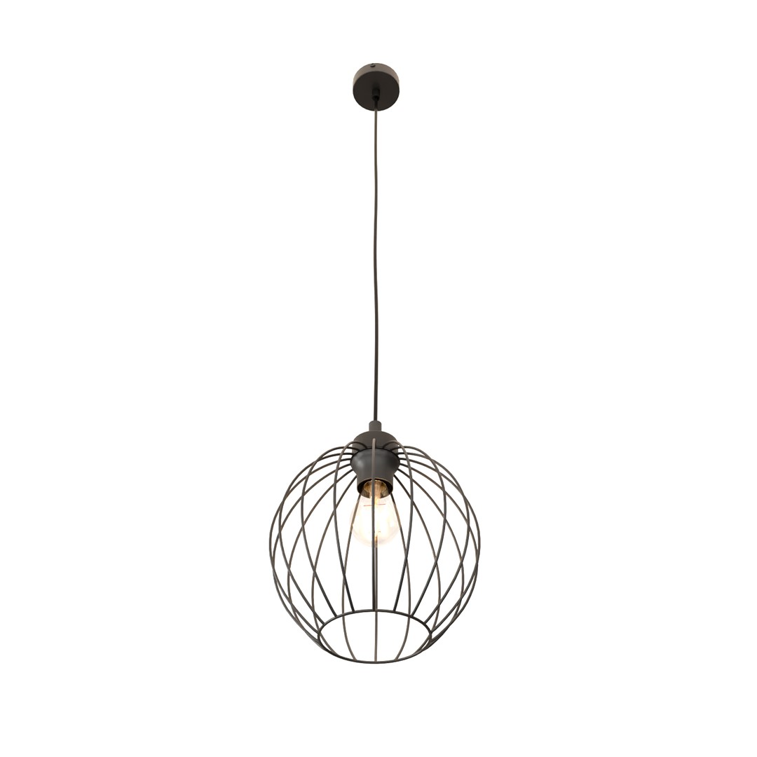 Hanglamp Deilora Zwart Ø24 cm