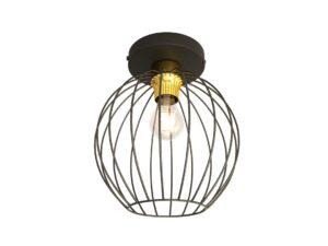 Plafondlamp Seiskar Zwart Ø24 cm