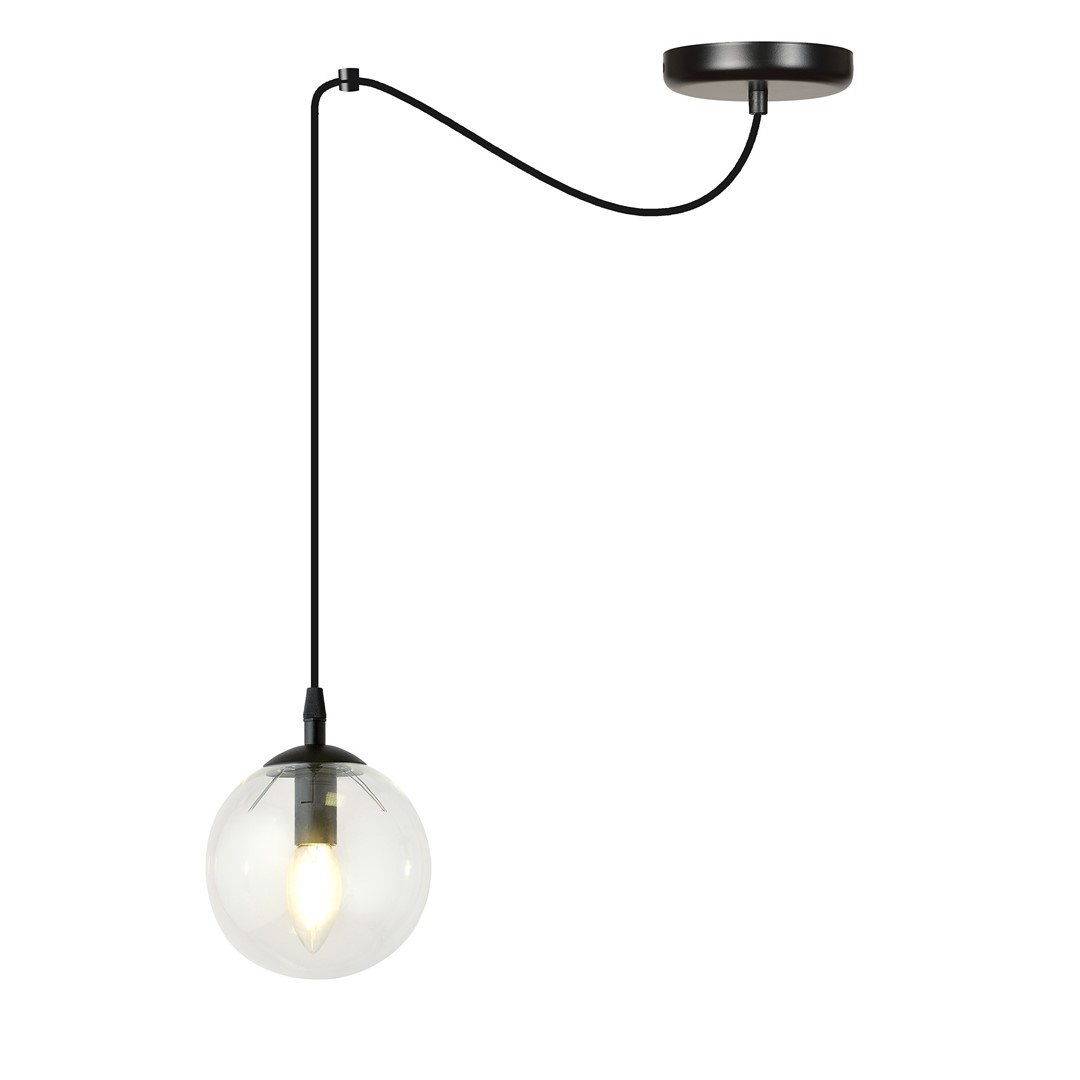 Hanglamp Ziltes Zwart Ø14 cm