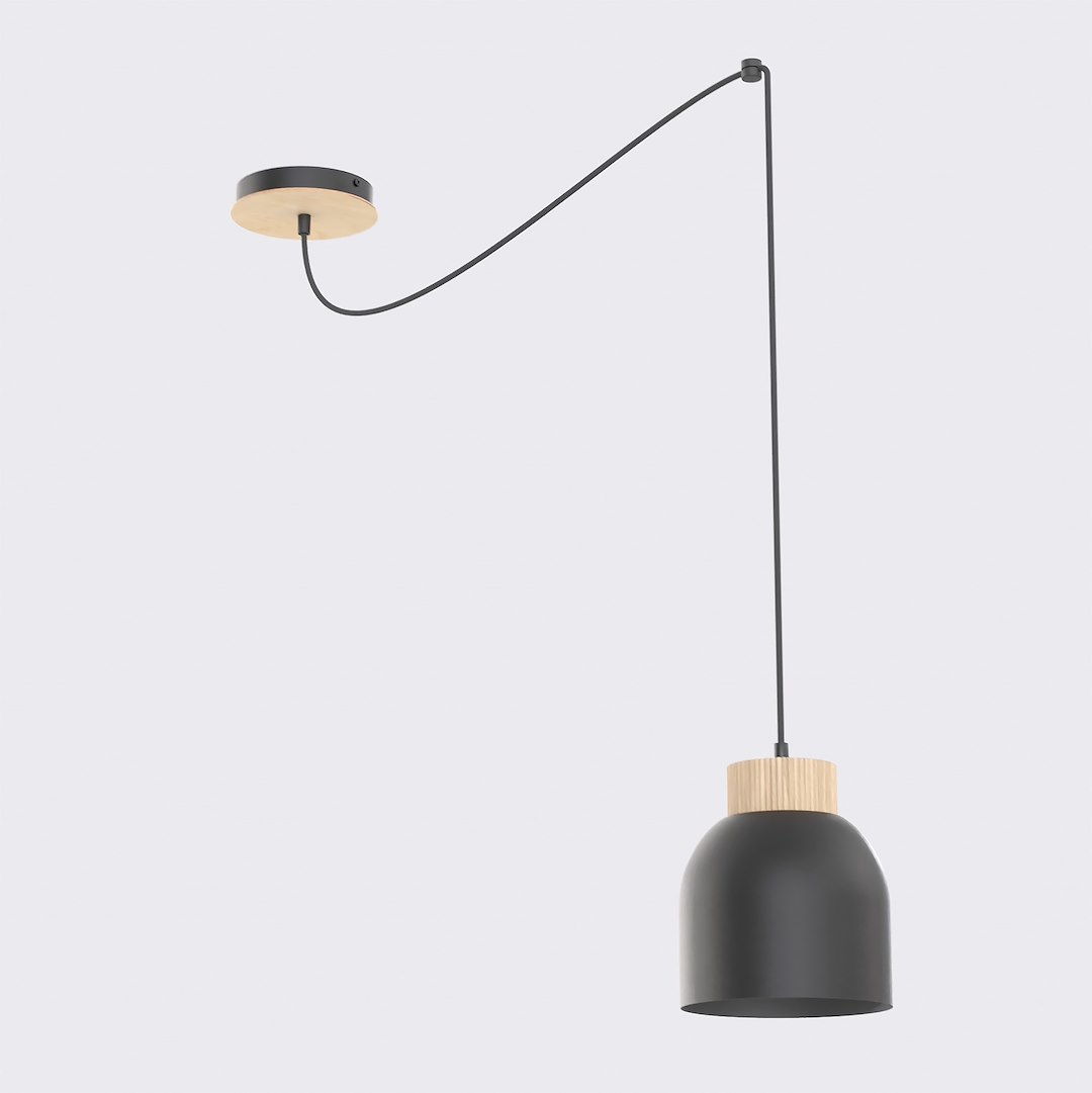 Hanglamp Gekia Zwart