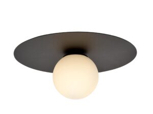 Plafondlamp Broovira Zwart Ø15 cm