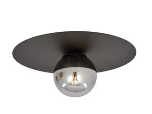 Plafondlamp Breinnes Zwart Ø14 cm
