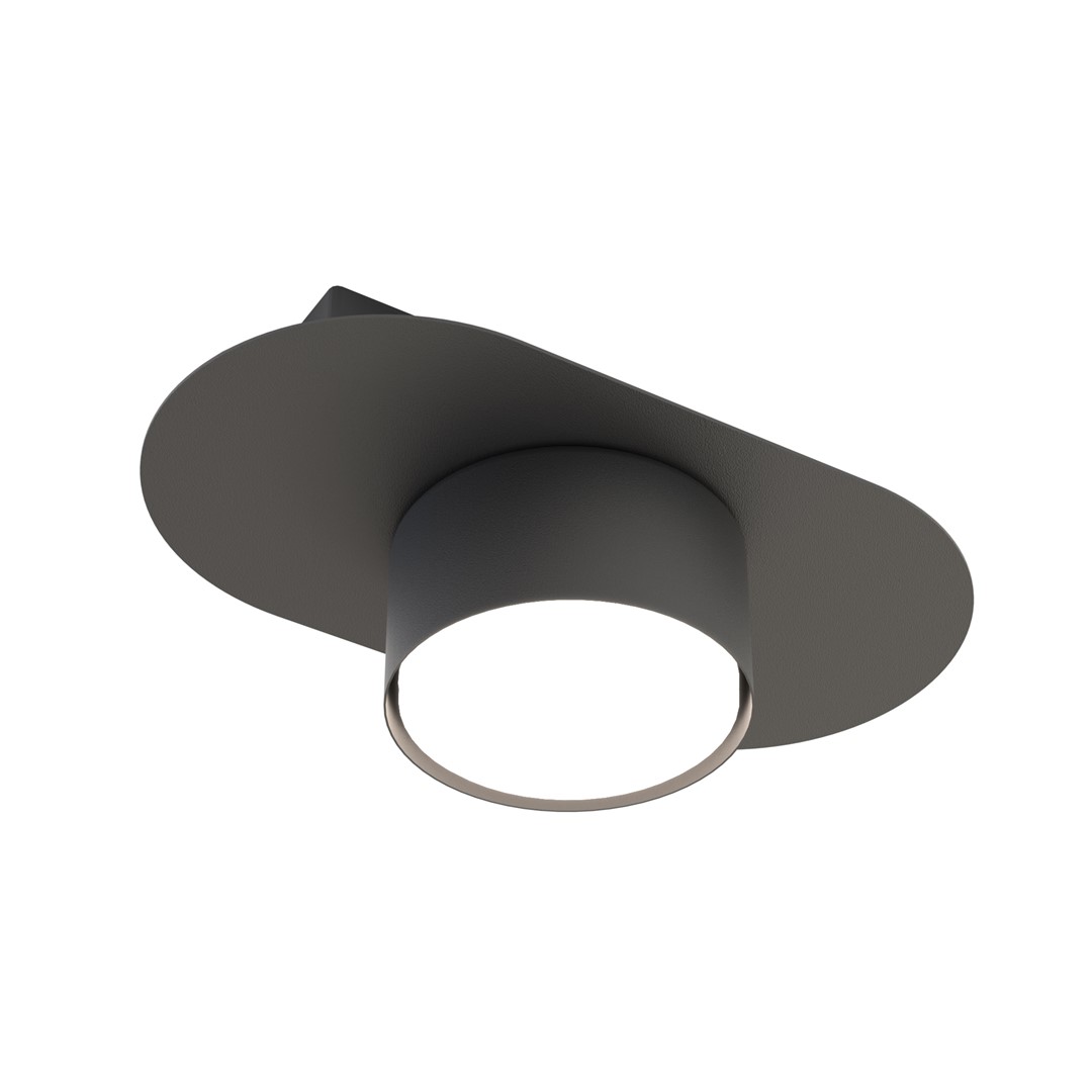 Plafondlamp Caundis Zwart