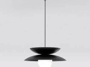 Hanglamp Lieskan Zwart Ø10 cm