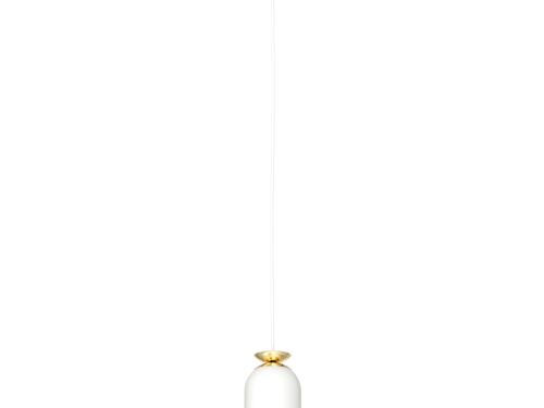 Hanglamp Sleessoro wit Ø11 cm met verstelbare hoogte en compact, modern ontwerp