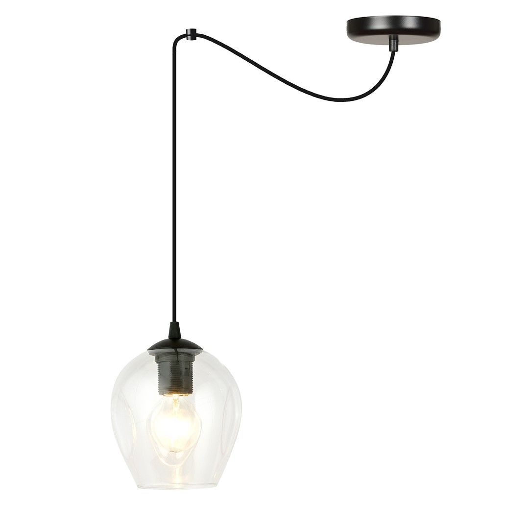 Hanglamp Boskura Zwart Ø14 cm