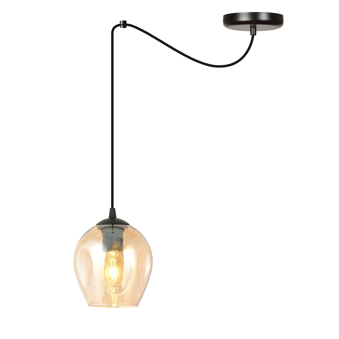 Hanglamp Boondane Zwart Ø14 cm