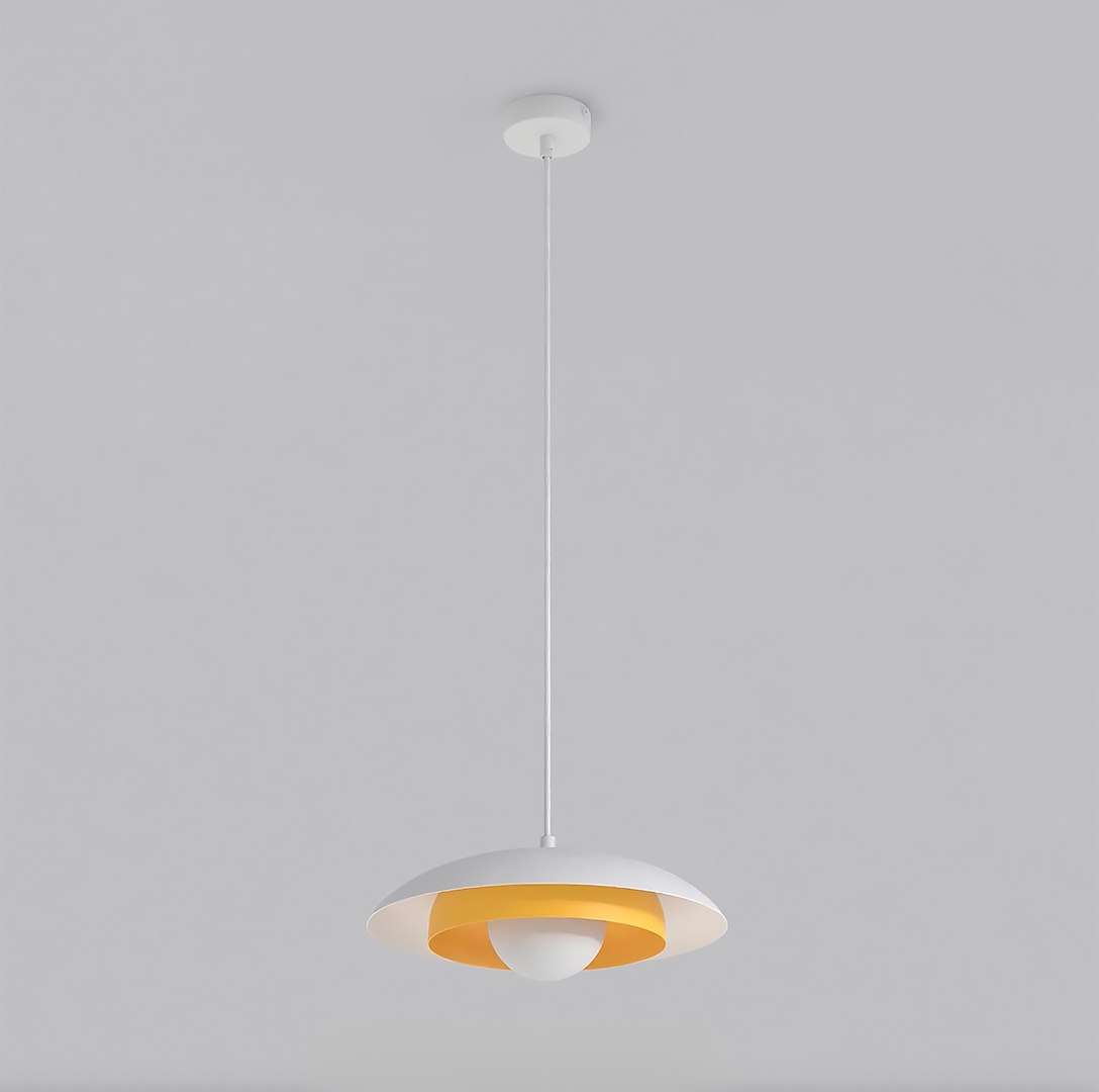 Hanglamp Feildal Wit Ø10 cm