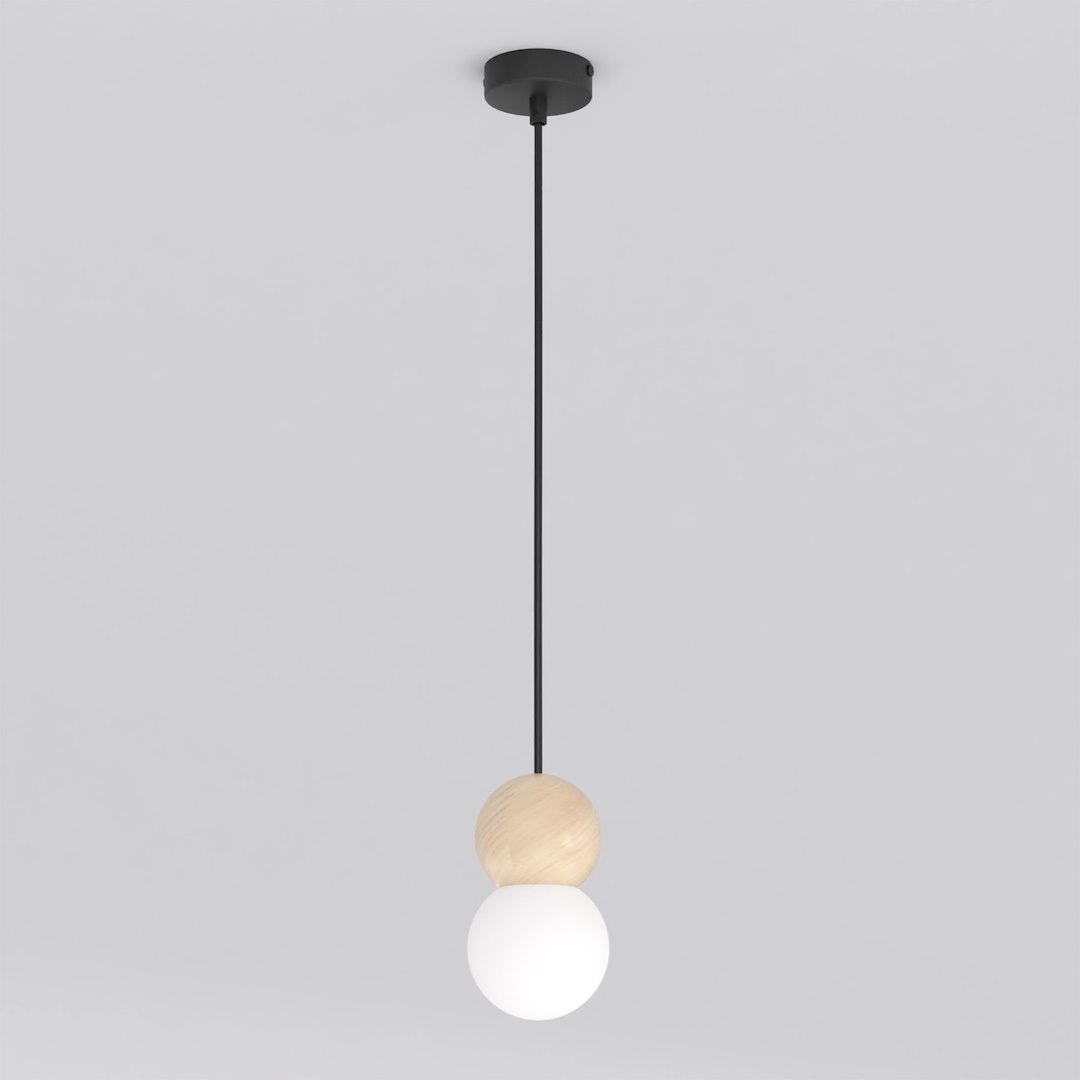 Hanglamp Bauntaro Zwart Ø10 cm