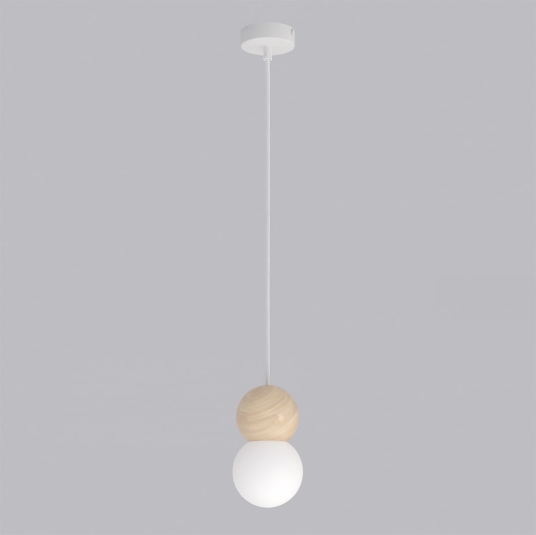 Hanglamp Domburg Wit Ø10 cm