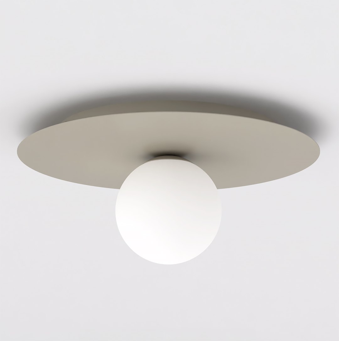 Plafondlamp Maren Beige Ø14 cm
