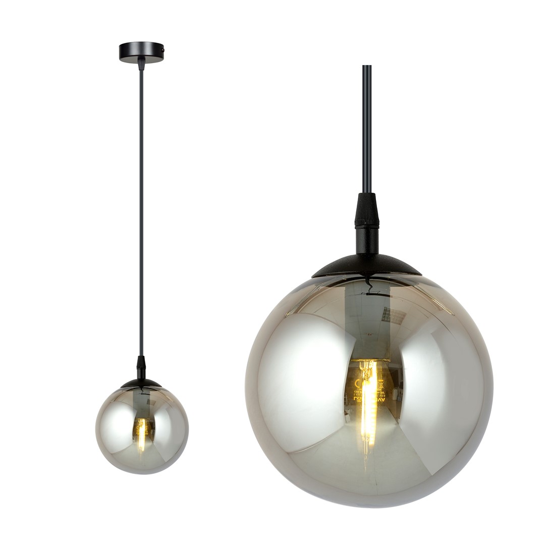 Hanglamp Hievino Zwart Ø14 cm