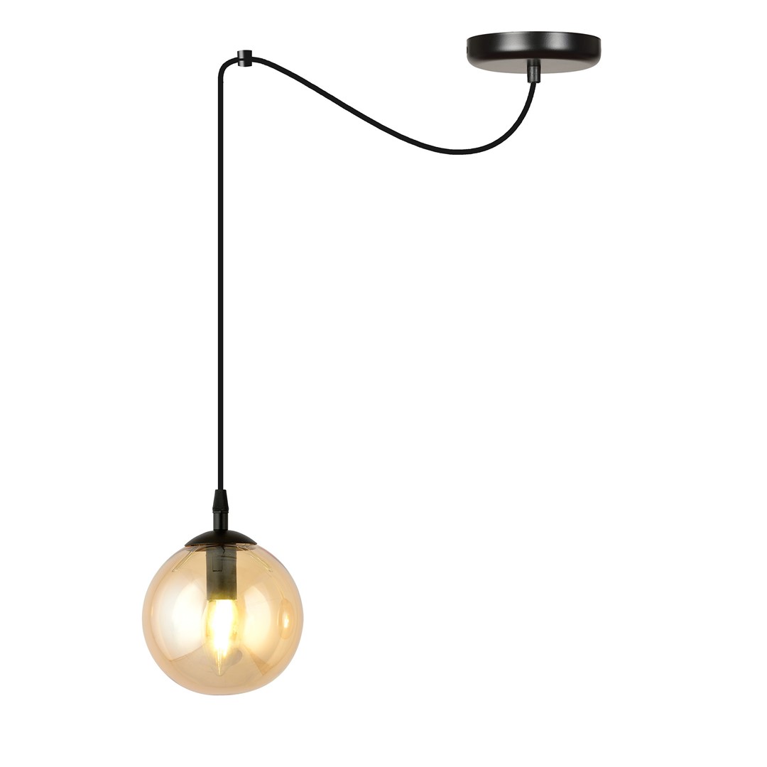 Hanglamp Deidena Zwart Ø14 cm