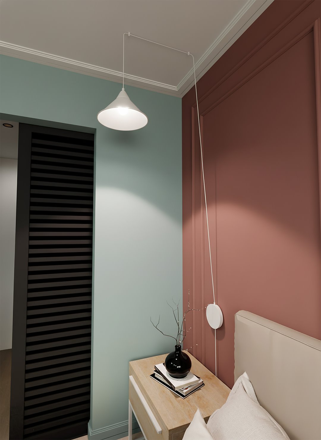 Hanglamp Meelir Wit - Afbeelding 2