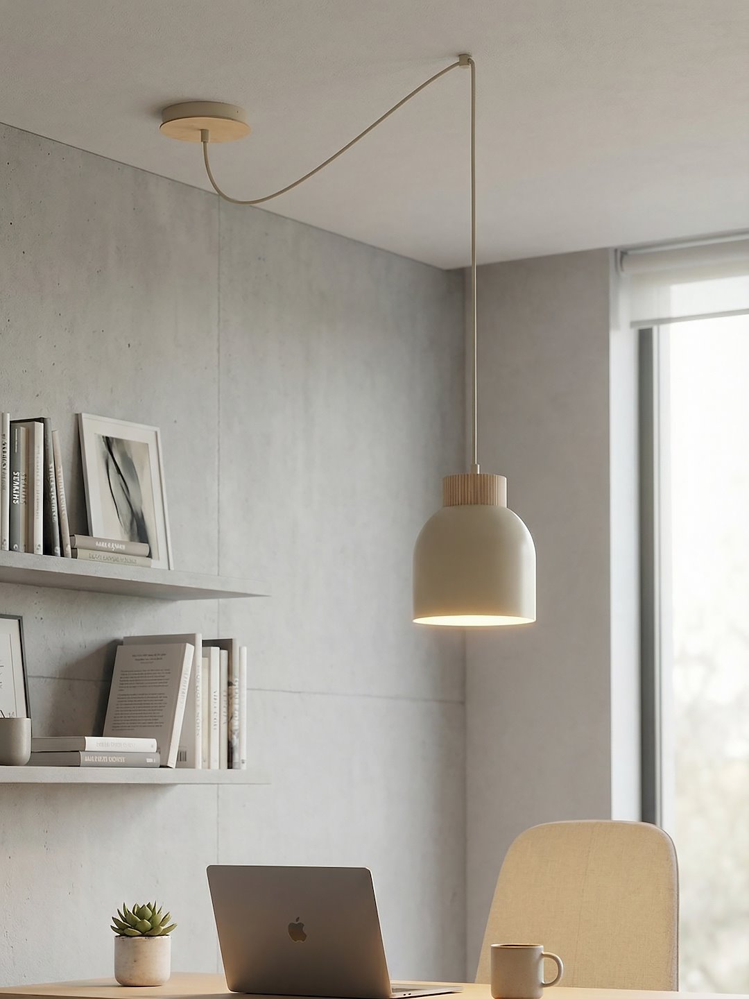 Hanglamp Lostero Beige - Afbeelding 2