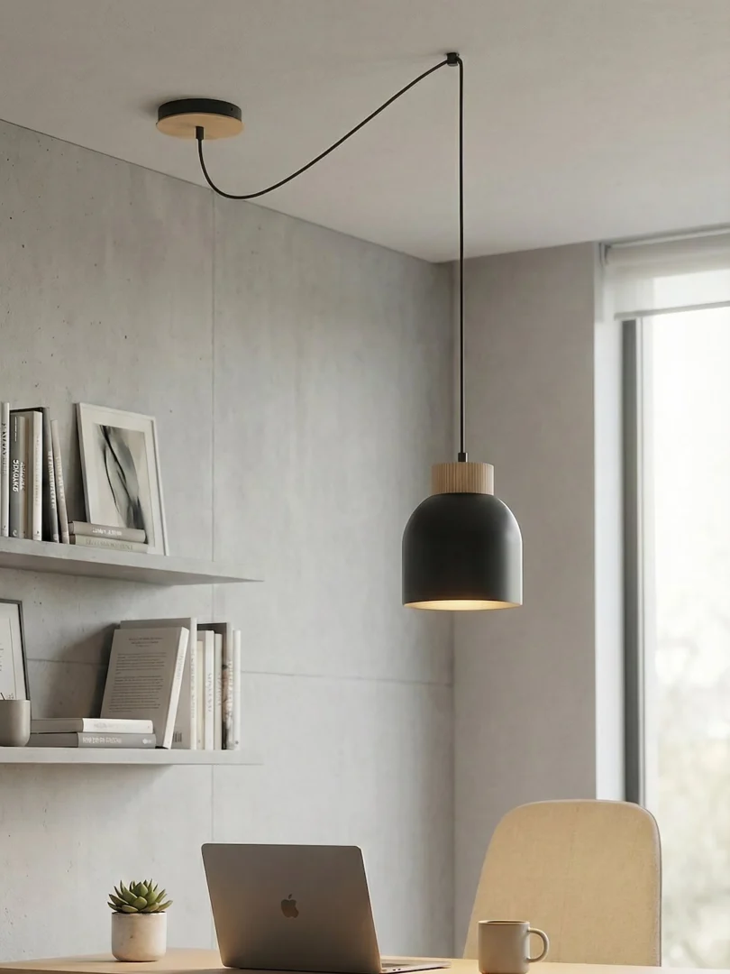 Hanglamp Gekia Zwart - Afbeelding 2