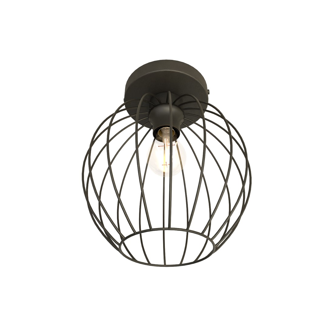 Plafondlamp Dissoro Zwart Ø24 cm - Afbeelding 2