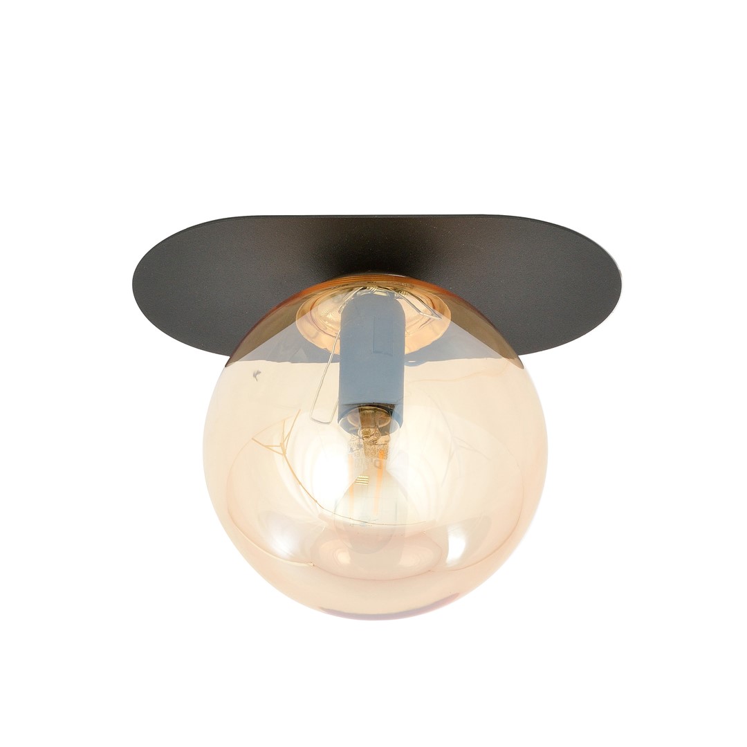 Plafondlamp Jeerone Zwart Ø14 cm - Afbeelding 2