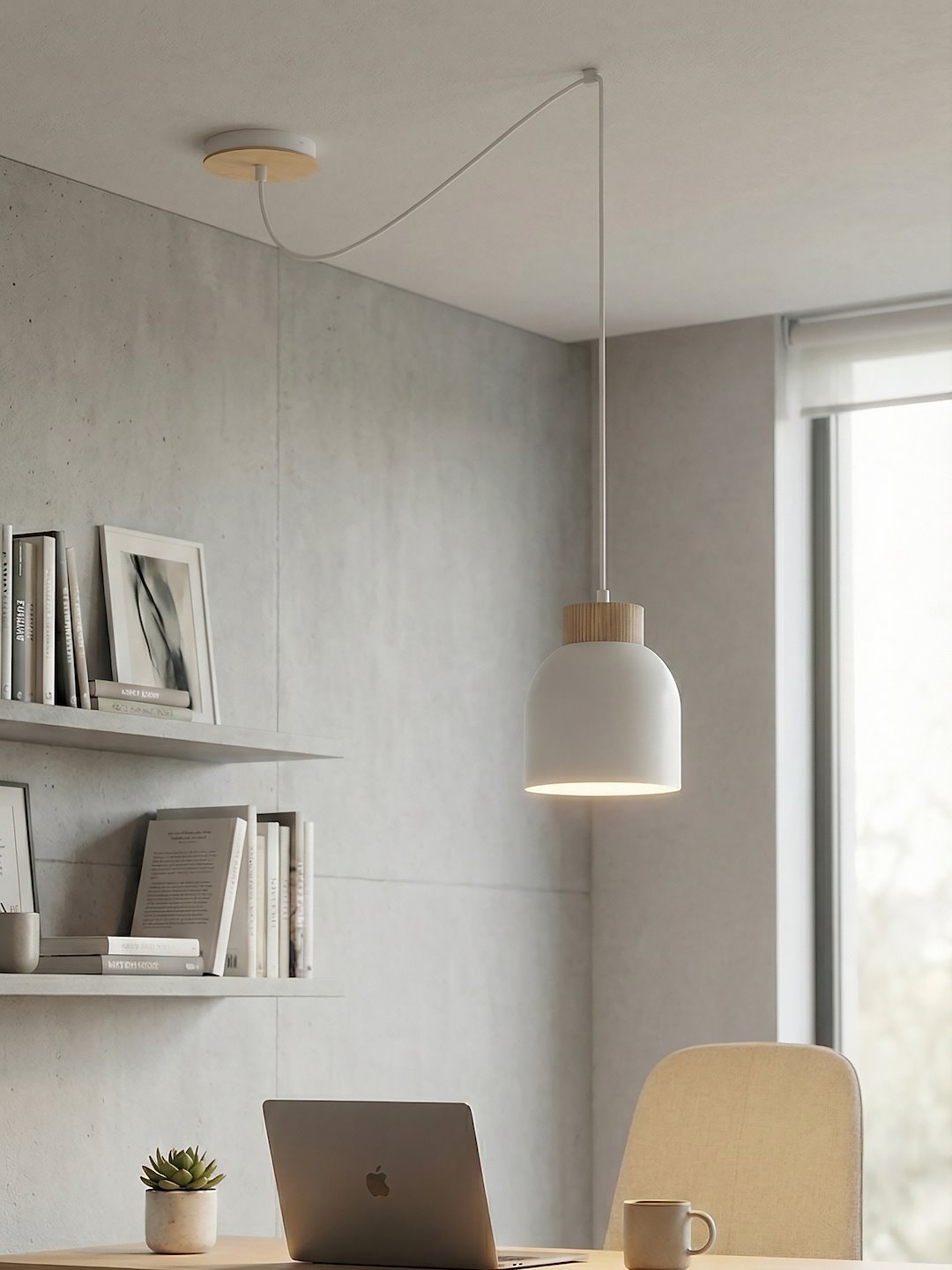 Hanglamp Klerna Wit - Afbeelding 2