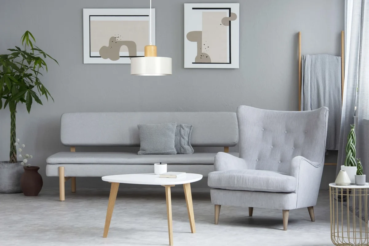 Hanglamp Stoskek wit hout in hoogte verstelbaar – foto 2