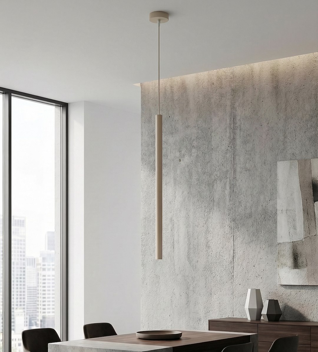 Hanglamp Mildek Beige - Afbeelding 2