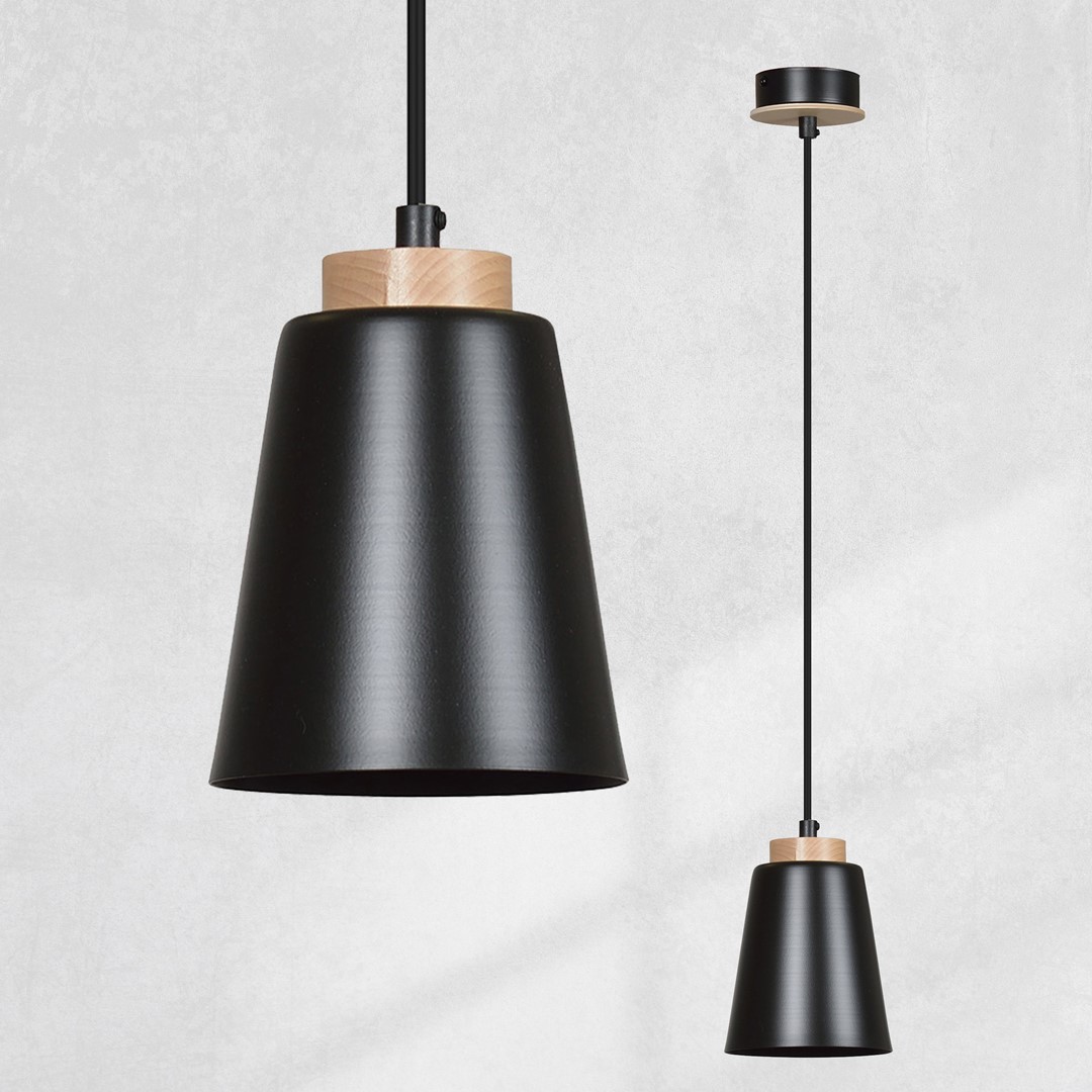 Hanglamp Greestis Zwart - Afbeelding 2