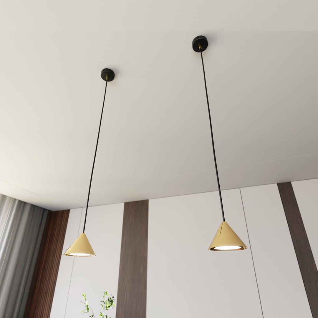 Hanglamp Skivaro Zwart Ø8 cm - Afbeelding 2