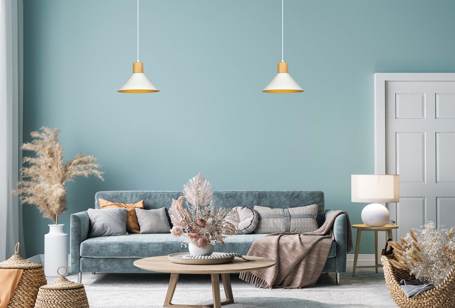Hanglamp Honsano Wit - Afbeelding 2