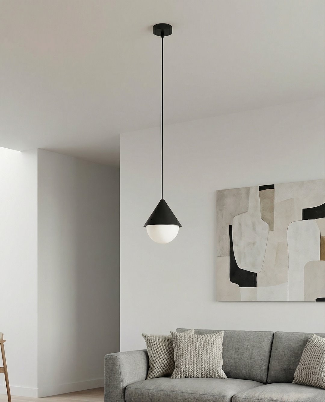 Hanglamp Peeldin Zwart Ø10 cm - Afbeelding 2