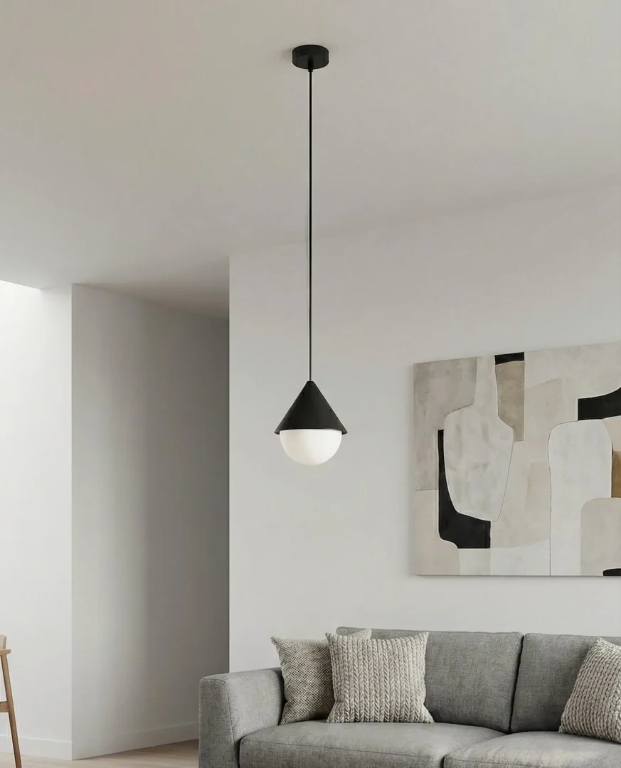 Hanglamp Peeldin Zwart Ø10 cm - Afbeelding 2