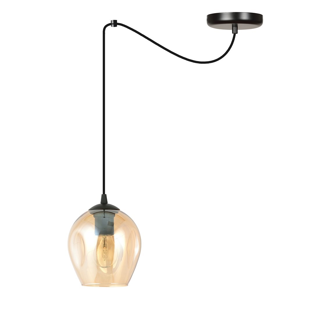 Hanglamp Boondane Zwart Ø14 cm - Afbeelding 2