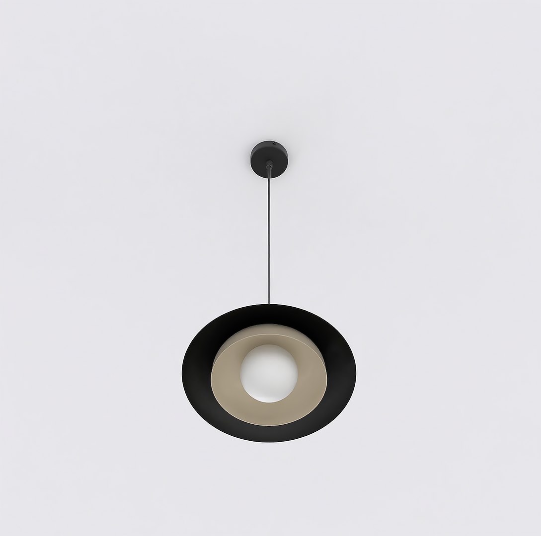 Hanglamp Perond Zwart Ø10 cm - Afbeelding 2
