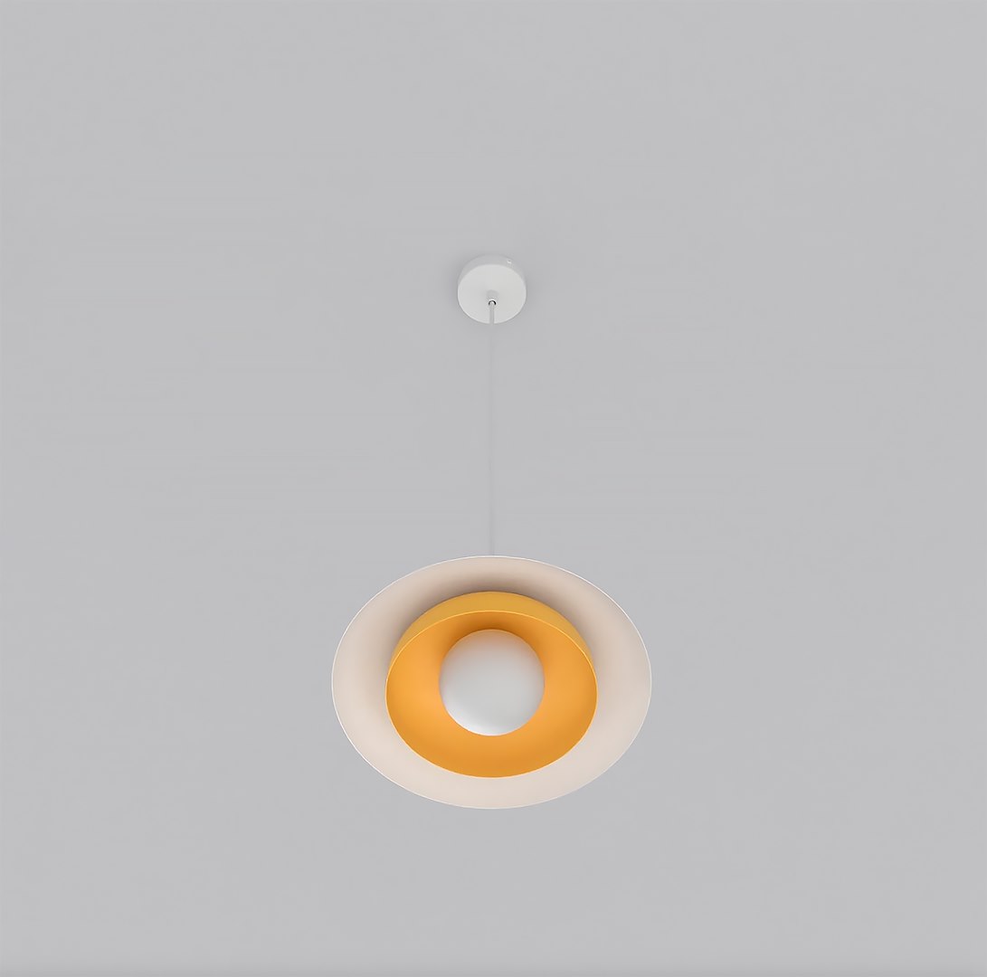 Hanglamp Feildal Wit Ø10 cm - Afbeelding 2