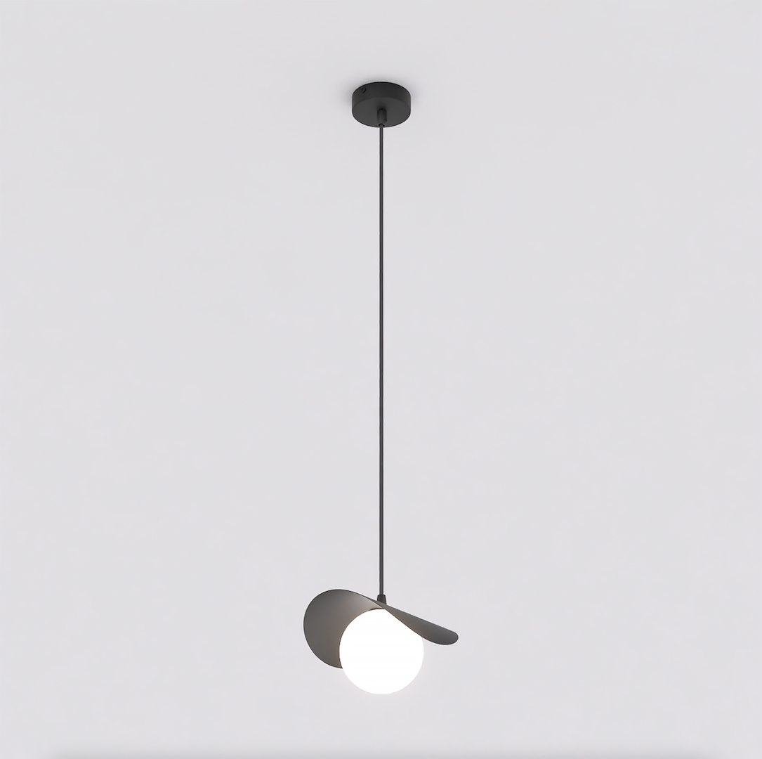 Hanglamp Praamello Zwart Ø10 cm - Afbeelding 2