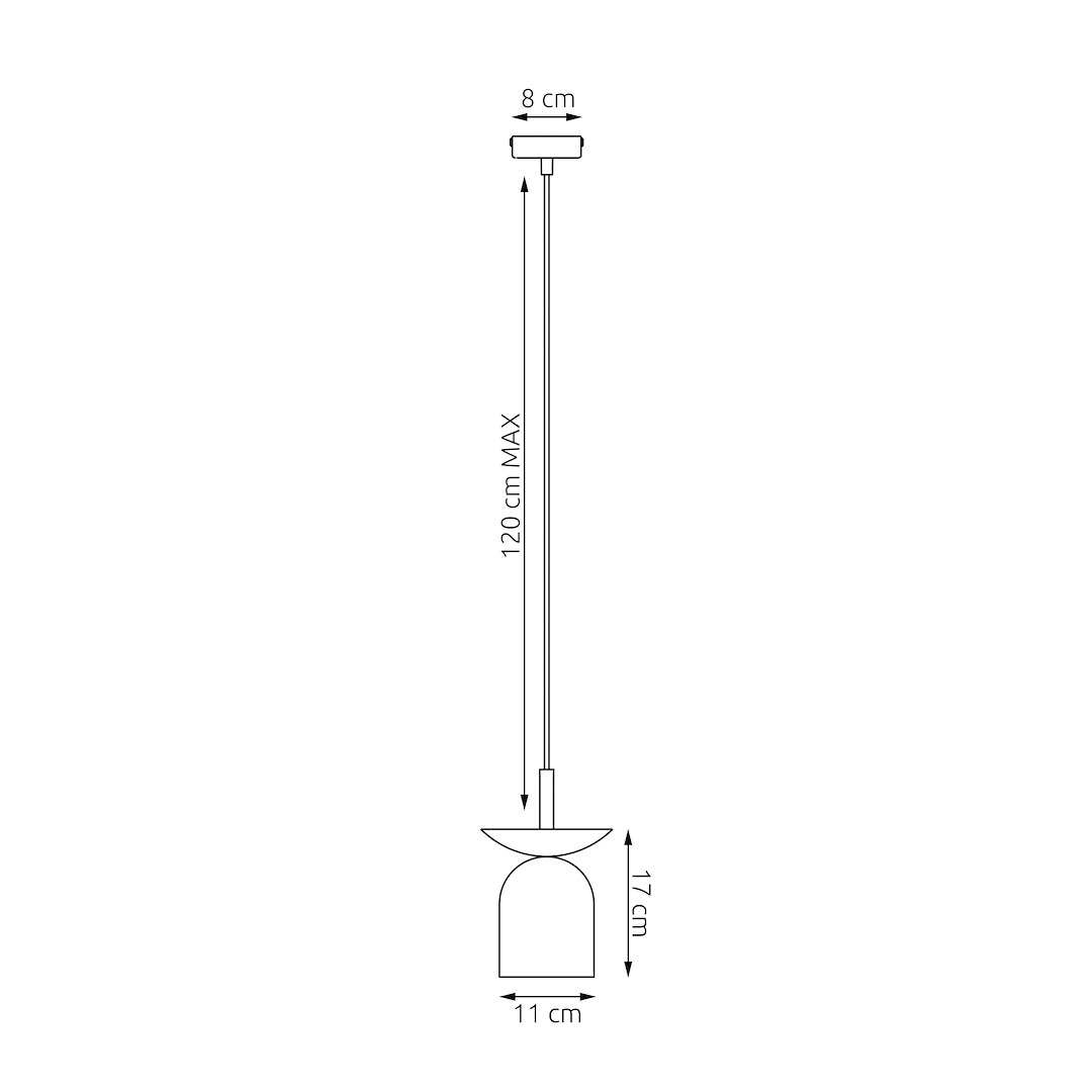 Hanglamp Censil Wit - Afbeelding 2
