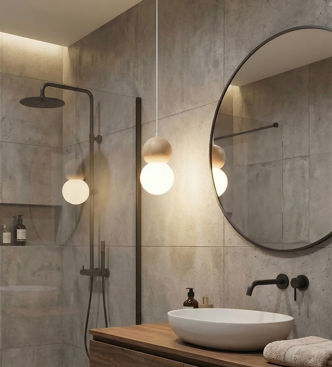 Hanglamp Domburg Wit Ø10 cm - Afbeelding 2