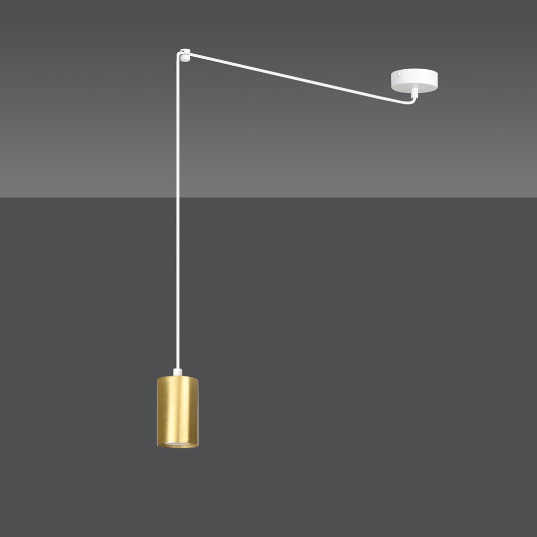 Hanglamp Traukira Wit Ø8 cm - Afbeelding 2