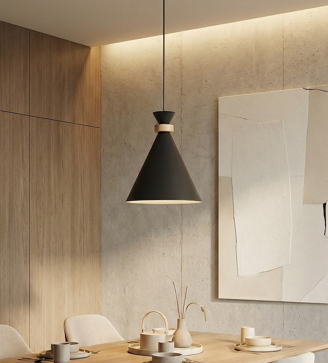 Hanglamp Keiltona Zwart - Afbeelding 2