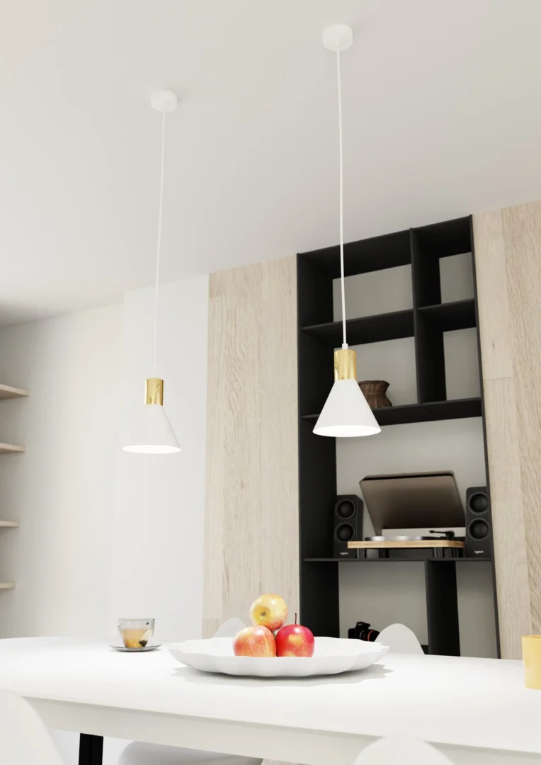 Hanglamp Jaunnak Wit Ø16 cm - Afbeelding 2