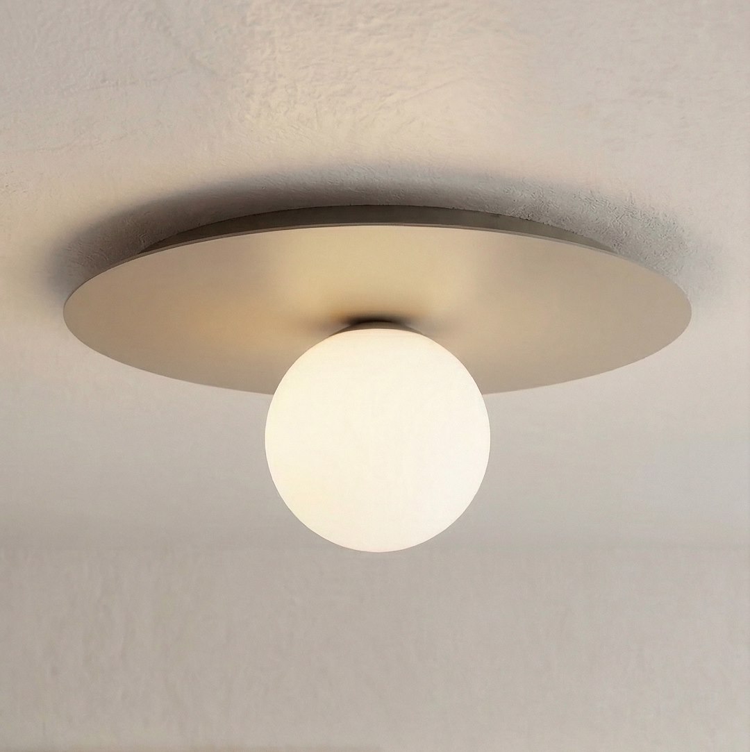 Plafondlamp Maren Beige Ø14 cm - Afbeelding 2