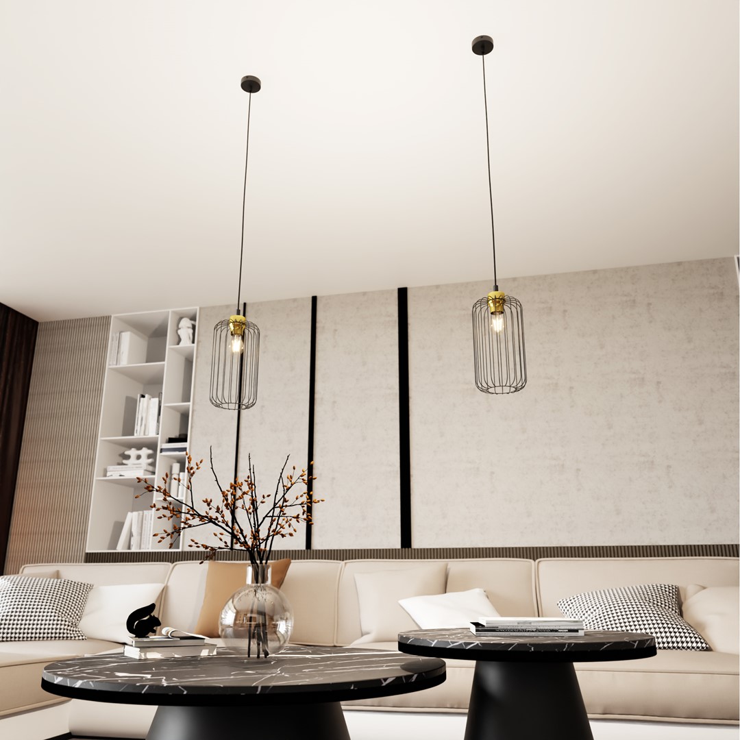 Hanglamp Veere Zwart Ø16 cm - Afbeelding 2