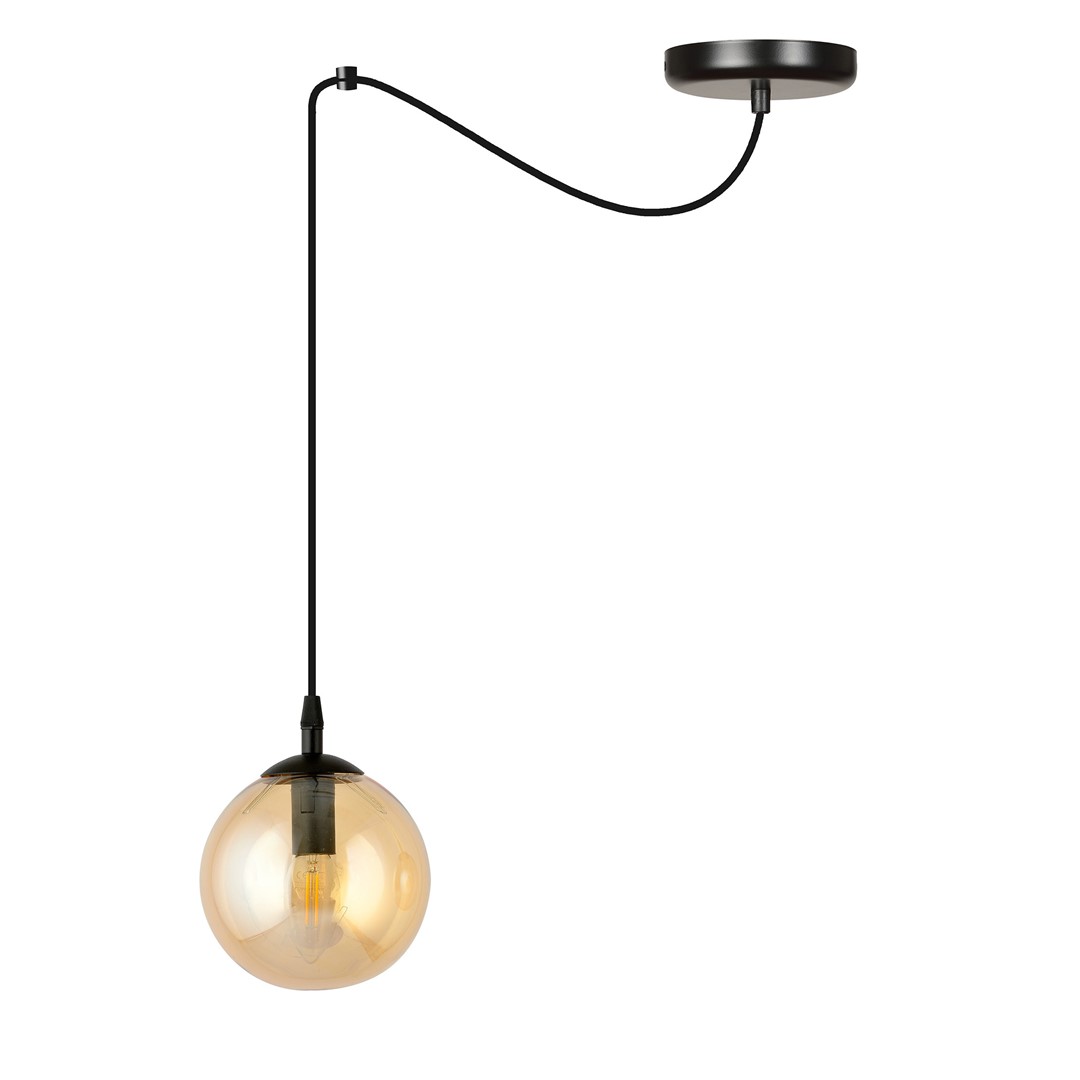 Hanglamp Deidena Zwart Ø14 cm - Afbeelding 2